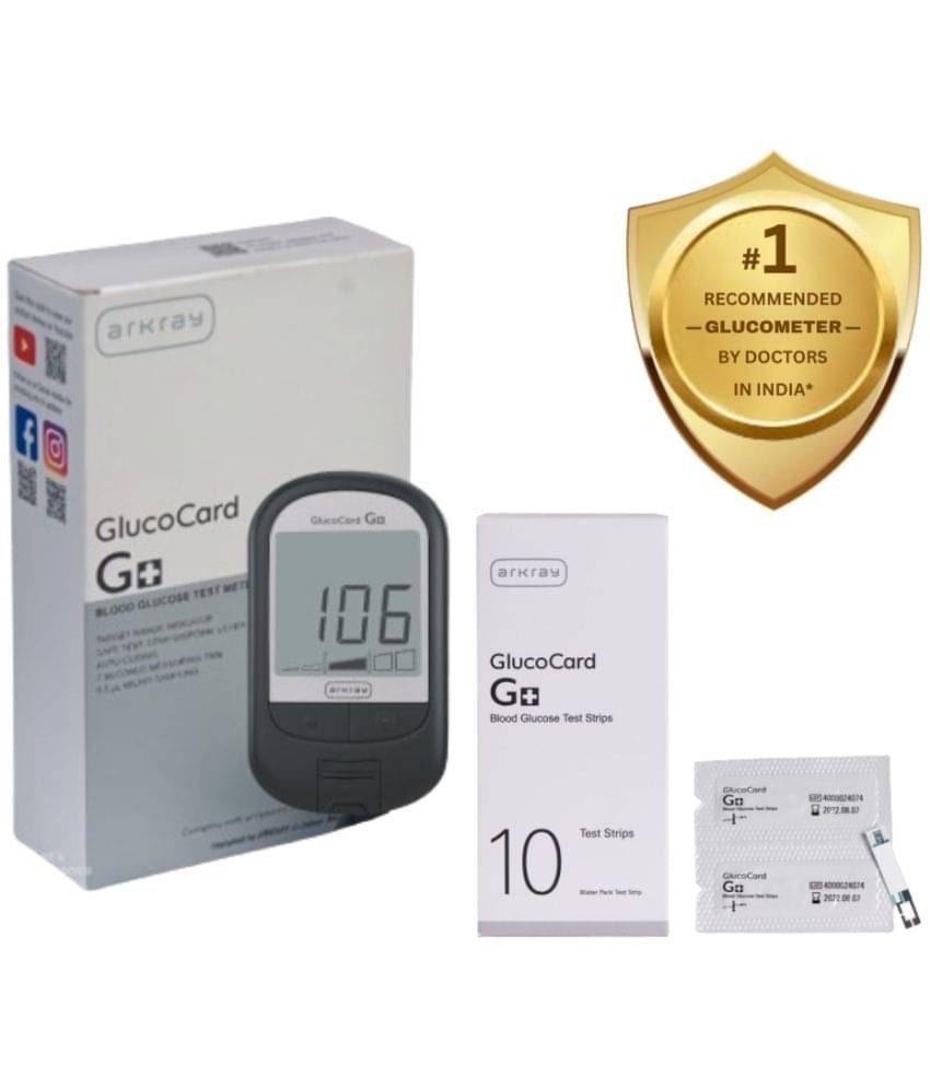     			Arkray G+ Kit: 10 Strips, 25 Lancets Glucometer