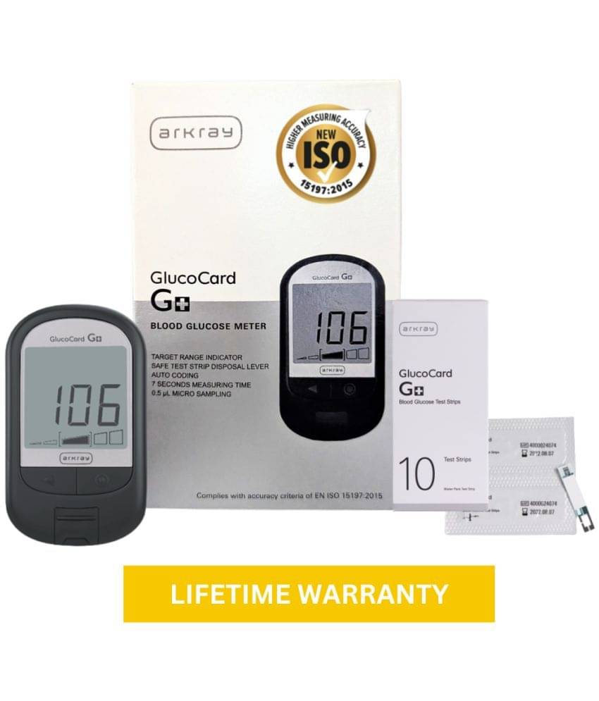 Arkray G+ Kit: 10 Strips, 25 Lancets Glucometer Arkray G+ Kit: 10 Strips, 25 Lancets Glucometer