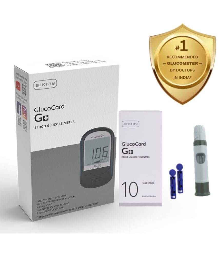 Arkray G+ Kit: 10 Strips, 25 Lancets Glucometer Arkray G+ Kit: 10 Strips, 25 Lancets Glucometer