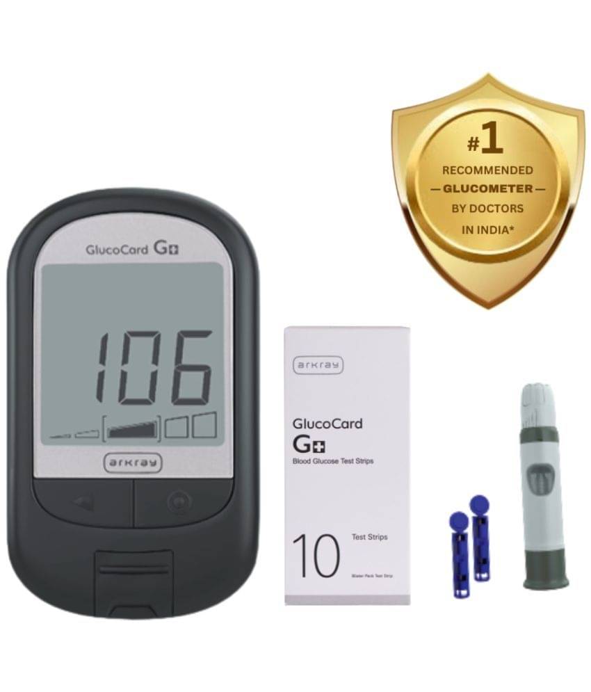 Arkray G+ Kit: 10 Strips, 25 Lancets Glucometer Arkray G+ Kit: 10 Strips, 25 Lancets Glucometer