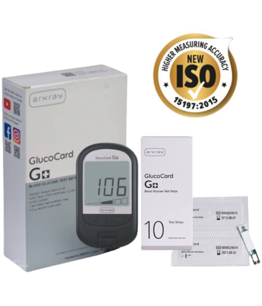     			Arkray G+ Kit: 10 Strips, 25 Lancets Glucometer