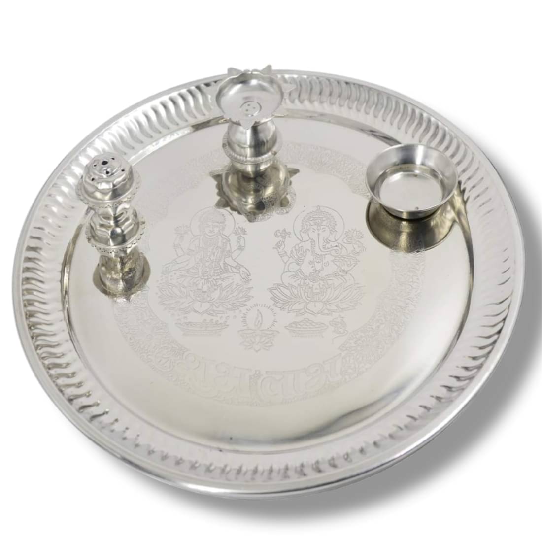     			Artha Silver Stainless Steel Diwali Diya