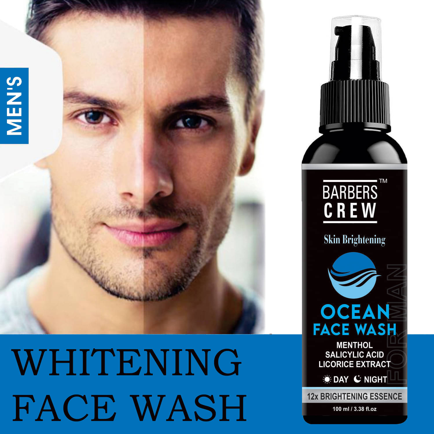 BarbersCrew Refreshing Face Wash For All Skin Type ( Pack of 1 ) BarbersCrew Refreshing Face Wash For All Skin Type ( Pack of 1 )