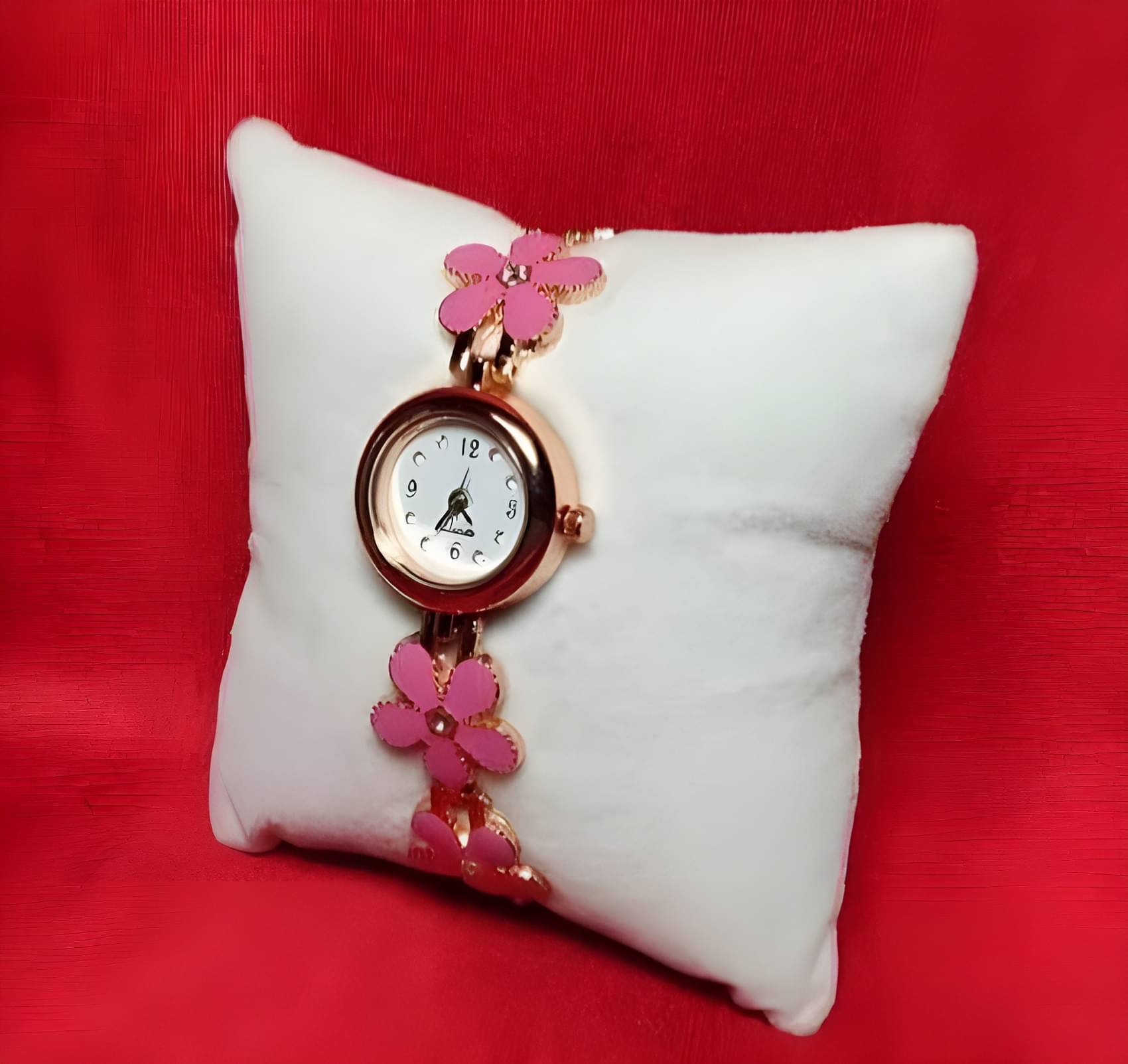     			DECLASSE Pink Metal Analog Womens Watch