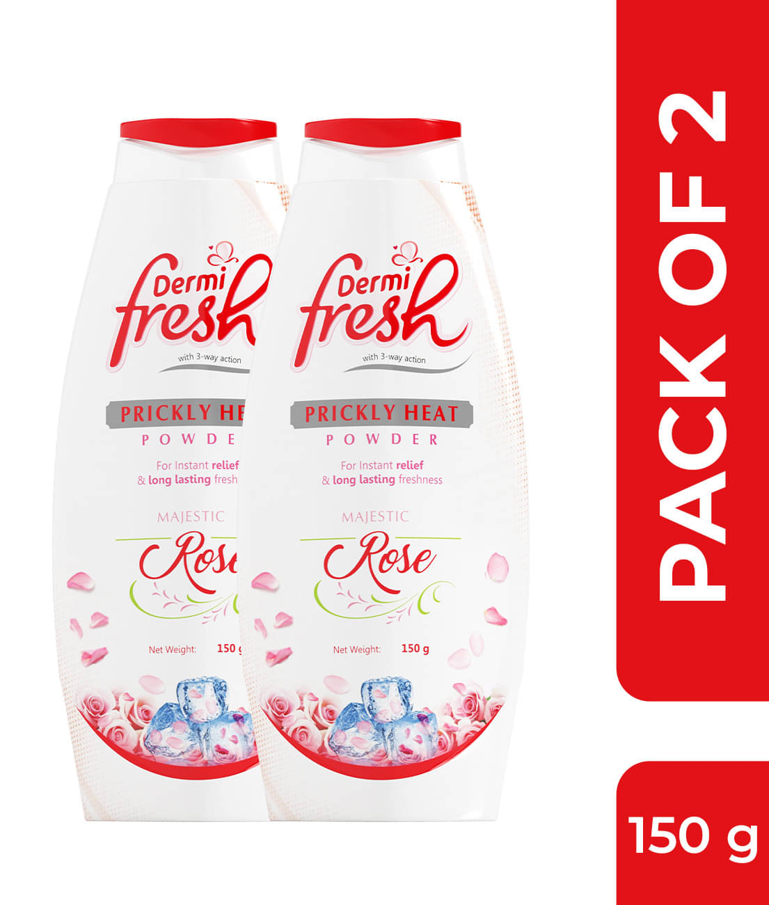     			DERMIFRESH Talc 150 gm Pack of 2