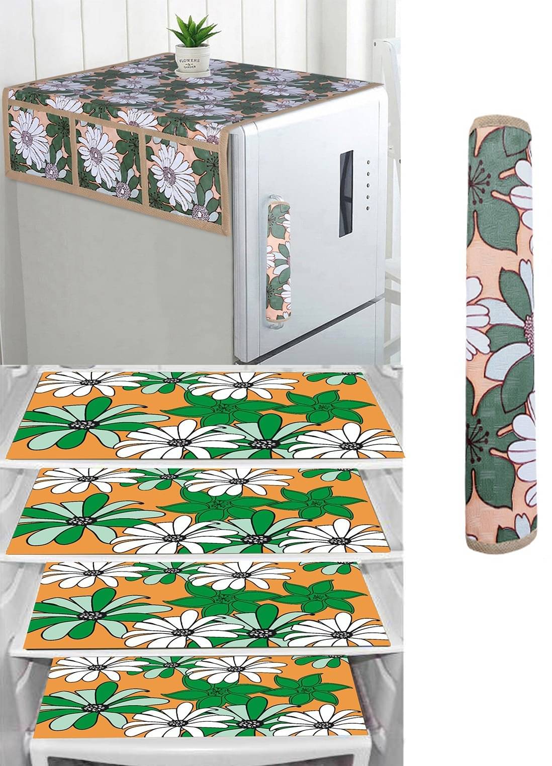 DPA Collection PVC Abstract Printed Fridge Mats ( 44 29 ) Pack of 1 - Multicolor DPA Collection PVC Abstract Printed Fridge Mats ( 44 29 ) Pack of 1 - Multicolor