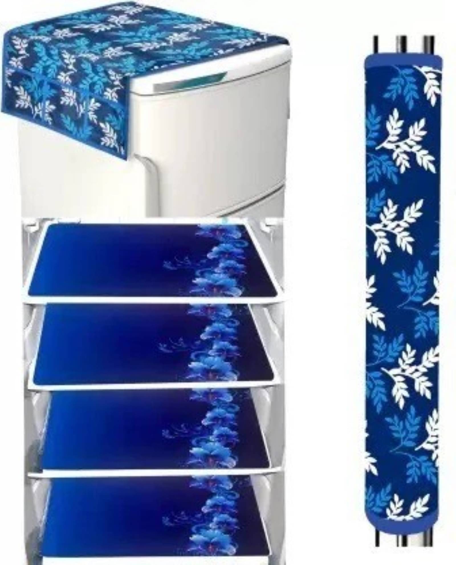 DPA Collection PVC Abstract Printed Fridge Mats ( 44 29 ) Pack of 5 - Multicolor DPA Collection PVC Abstract Printed Fridge Mats ( 44 29 ) Pack of 5 - Multicolor