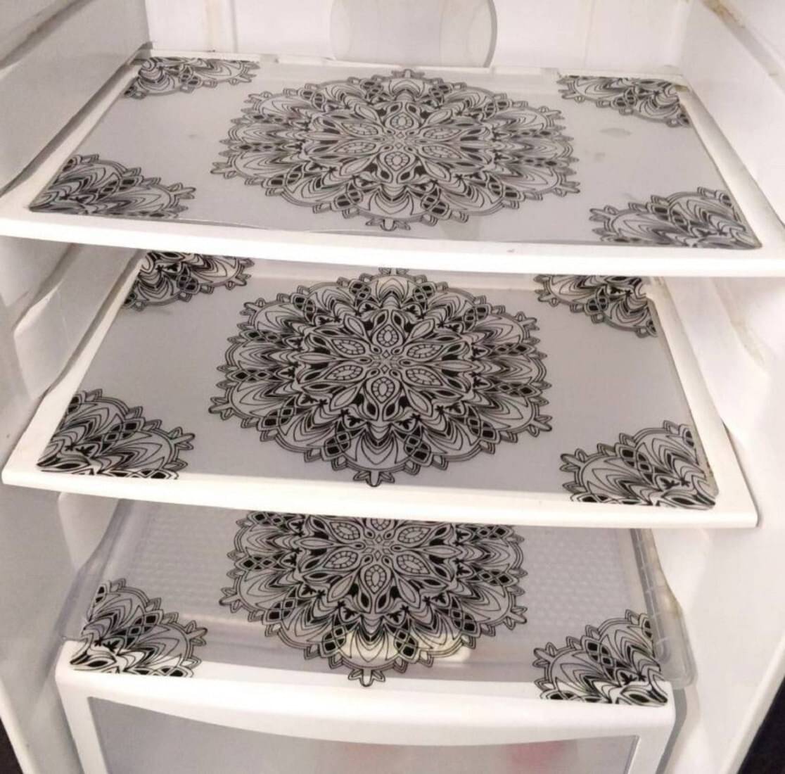 DPA Collection PVC Abstract Printed Fridge Mats ( 44 29 ) Pack of 3 - Multicolor DPA Collection PVC Abstract Printed Fridge Mats ( 44 29 ) Pack of 3 - Multicolor