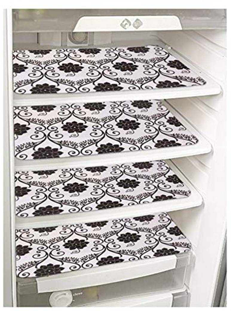 DPA Collection PVC Abstract Printed Fridge Mats ( 44 29 ) Pack of 4 - Multicolor DPA Collection PVC Abstract Printed Fridge Mats ( 44 29 ) Pack of 4 - Multicolor