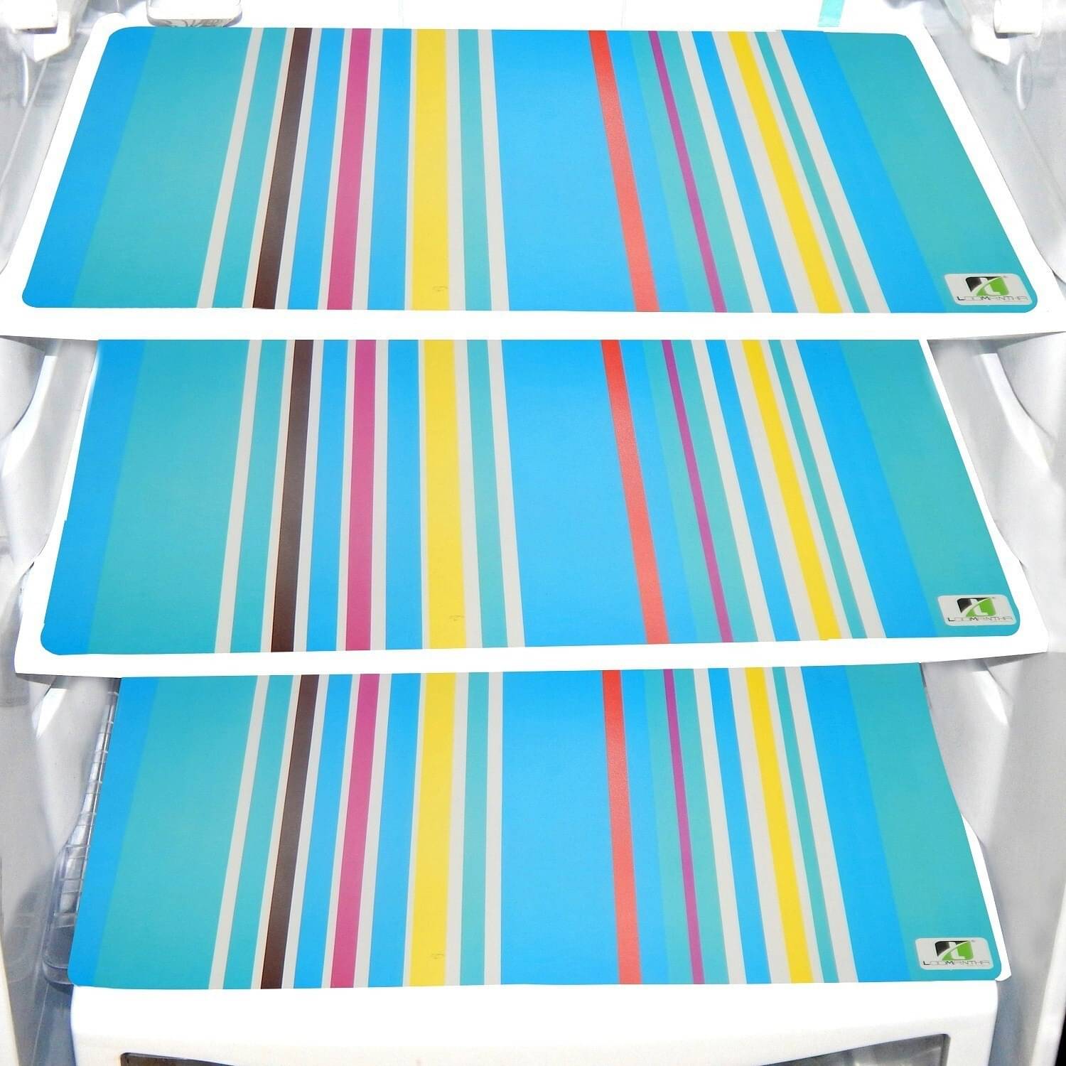 DPA Collection PVC Abstract Printed Fridge Mats ( 44 29 ) Pack of 3 - Multicolor DPA Collection PVC Abstract Printed Fridge Mats ( 44 29 ) Pack of 3 - Multicolor