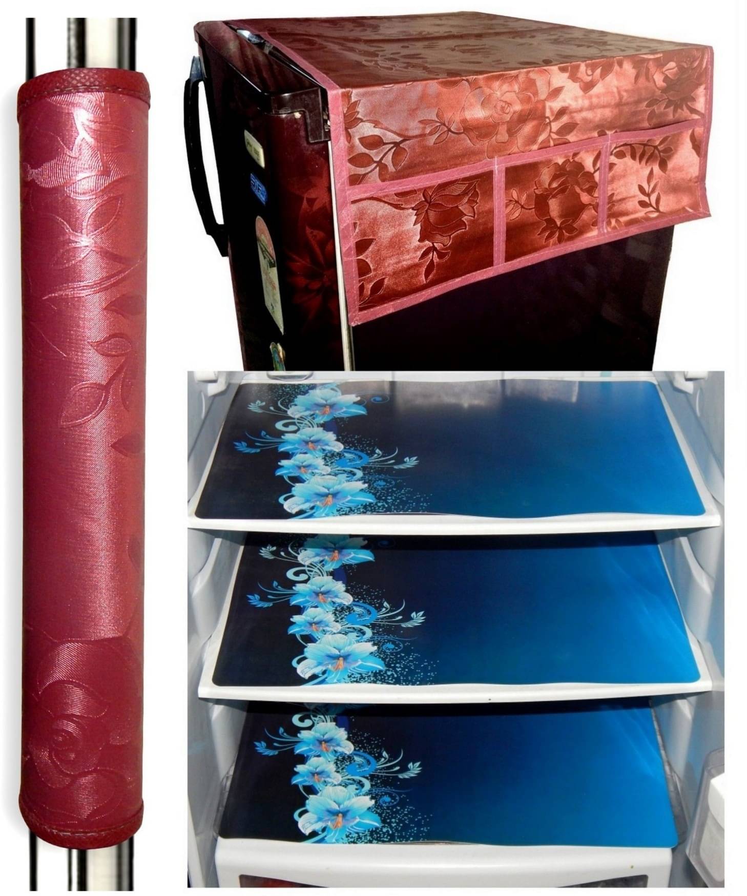 DPA Collection PVC Abstract Printed Fridge Covers ( 44 29 ) Pack of 5 - Multicolor DPA Collection PVC Abstract Printed Fridge Covers ( 44 29 ) Pack of 5 - Multicolor