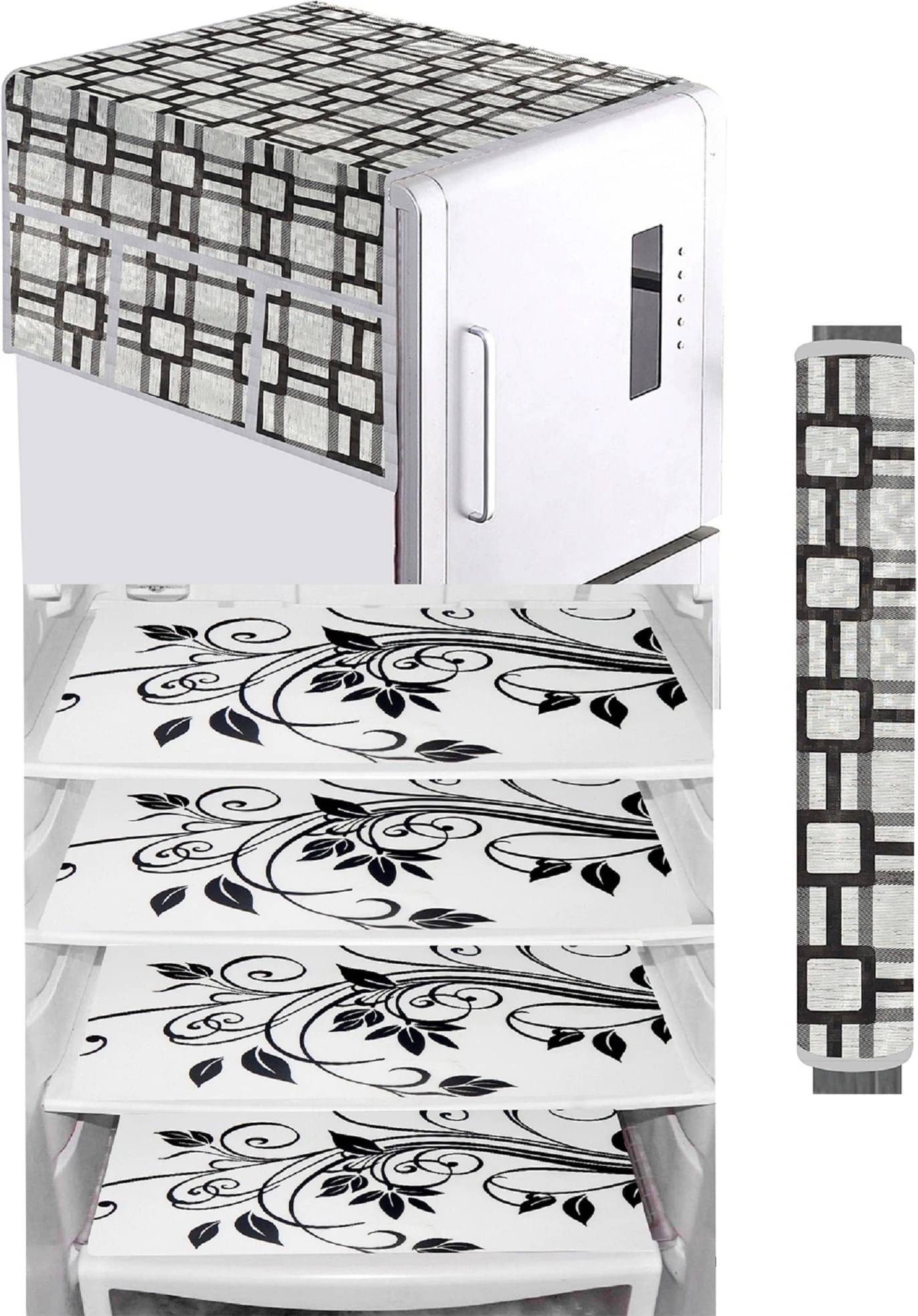 DPA Collection PVC Abstract Printed Fridge Covers ( 44 29 ) Pack of 6 - Multicolor DPA Collection PVC Abstract Printed Fridge Covers ( 44 29 ) Pack of 6 - Multicolor
