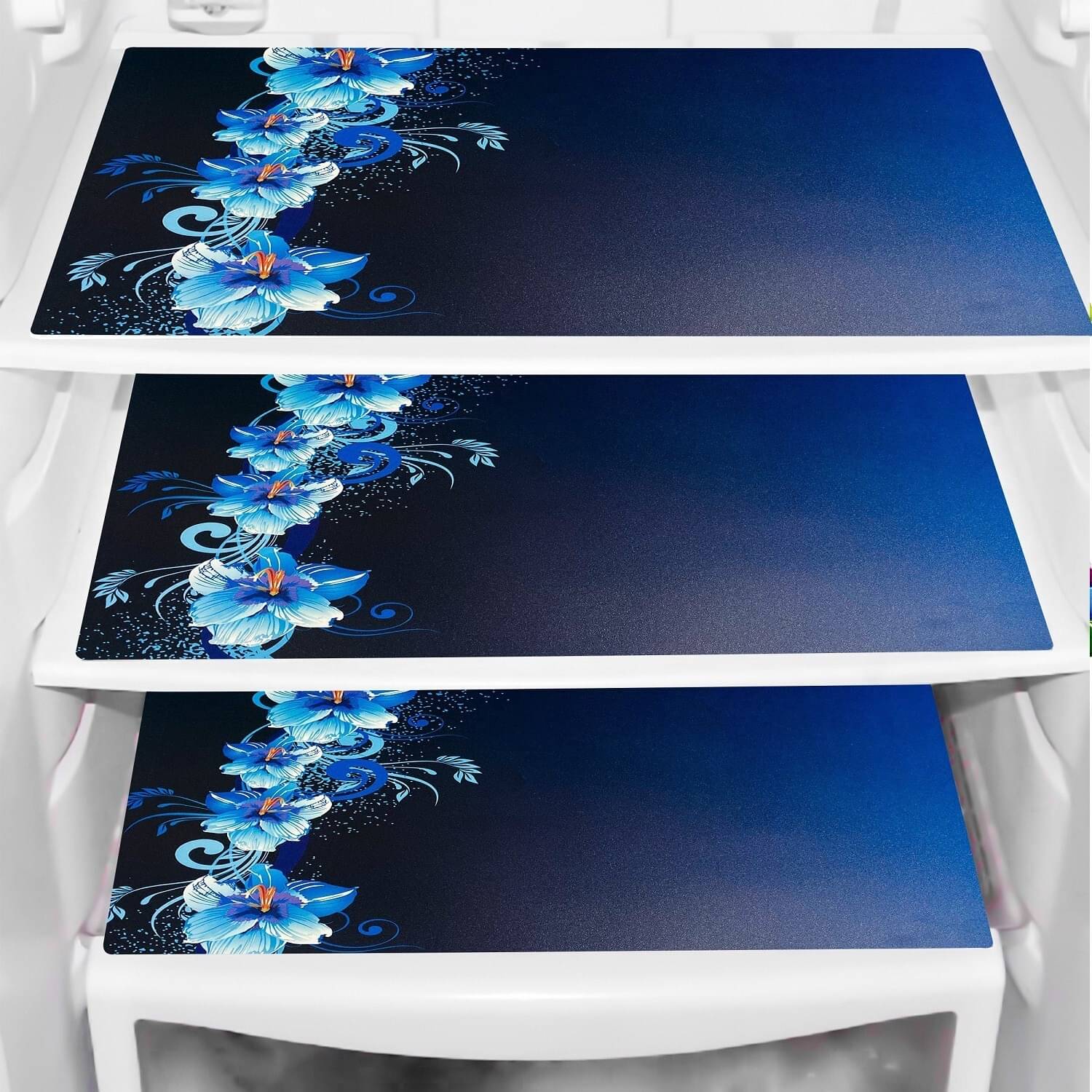 DPA Collection PVC Abstract Printed Fridge Mats ( 44 29 ) Pack of 3 - Multicolor DPA Collection PVC Abstract Printed Fridge Mats ( 44 29 ) Pack of 3 - Multicolor