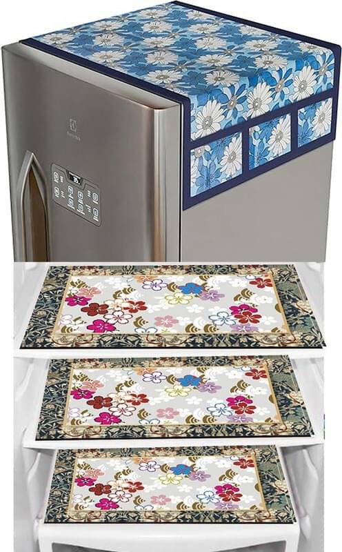 DPA Collection PVC Abstract Printed Fridge Covers ( 44 29 ) Pack of 6 - Multicolor DPA Collection PVC Abstract Printed Fridge Covers ( 44 29 ) Pack of 6 - Multicolor