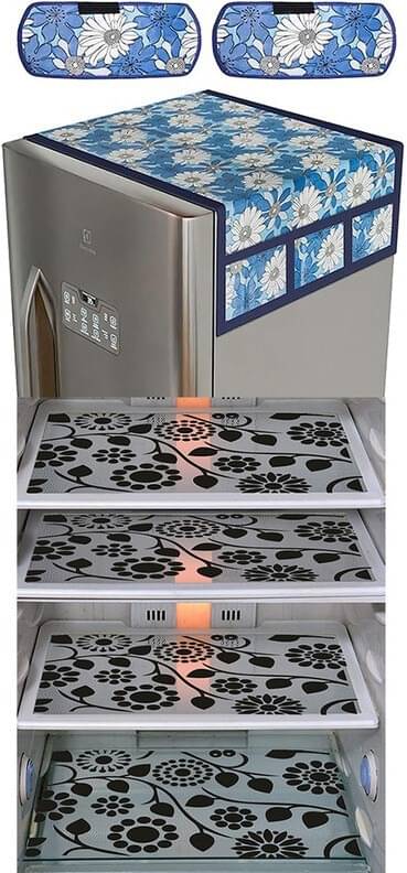 DPA Collection PVC Abstract Printed Fridge Covers ( 44 29 ) Pack of 7 - Transparent DPA Collection PVC Abstract Printed Fridge Covers ( 44 29 ) Pack of 7 - Transparent