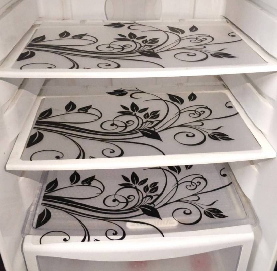 DPA Collection PVC Abstract Printed Fridge Mats ( 44 29 ) Pack of 3 - Multicolor DPA Collection PVC Abstract Printed Fridge Mats ( 44 29 ) Pack of 3 - Multicolor