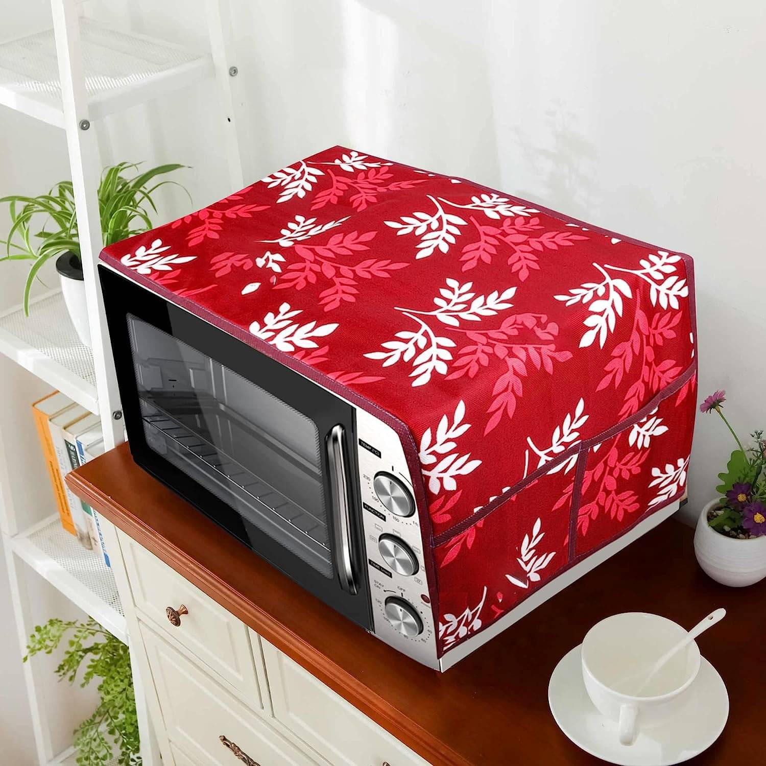    			DPA Collection Single PVC Red Microwave Oven Cover -