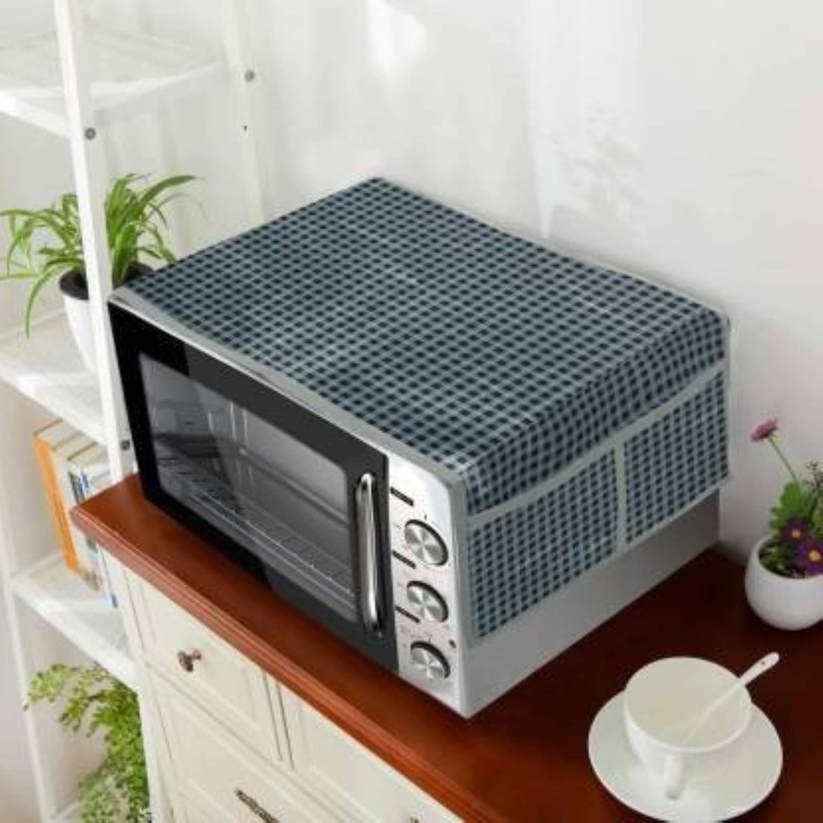 DPA Collection Single Polyester Gray Microwave Oven Cover - DPA Collection Single Polyester Gray Microwave Oven Cover -