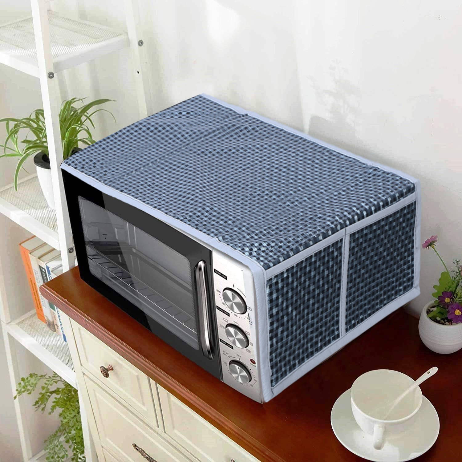 DPA Collection Single Polyester Gray Microwave Oven Cover - DPA Collection Single Polyester Gray Microwave Oven Cover -