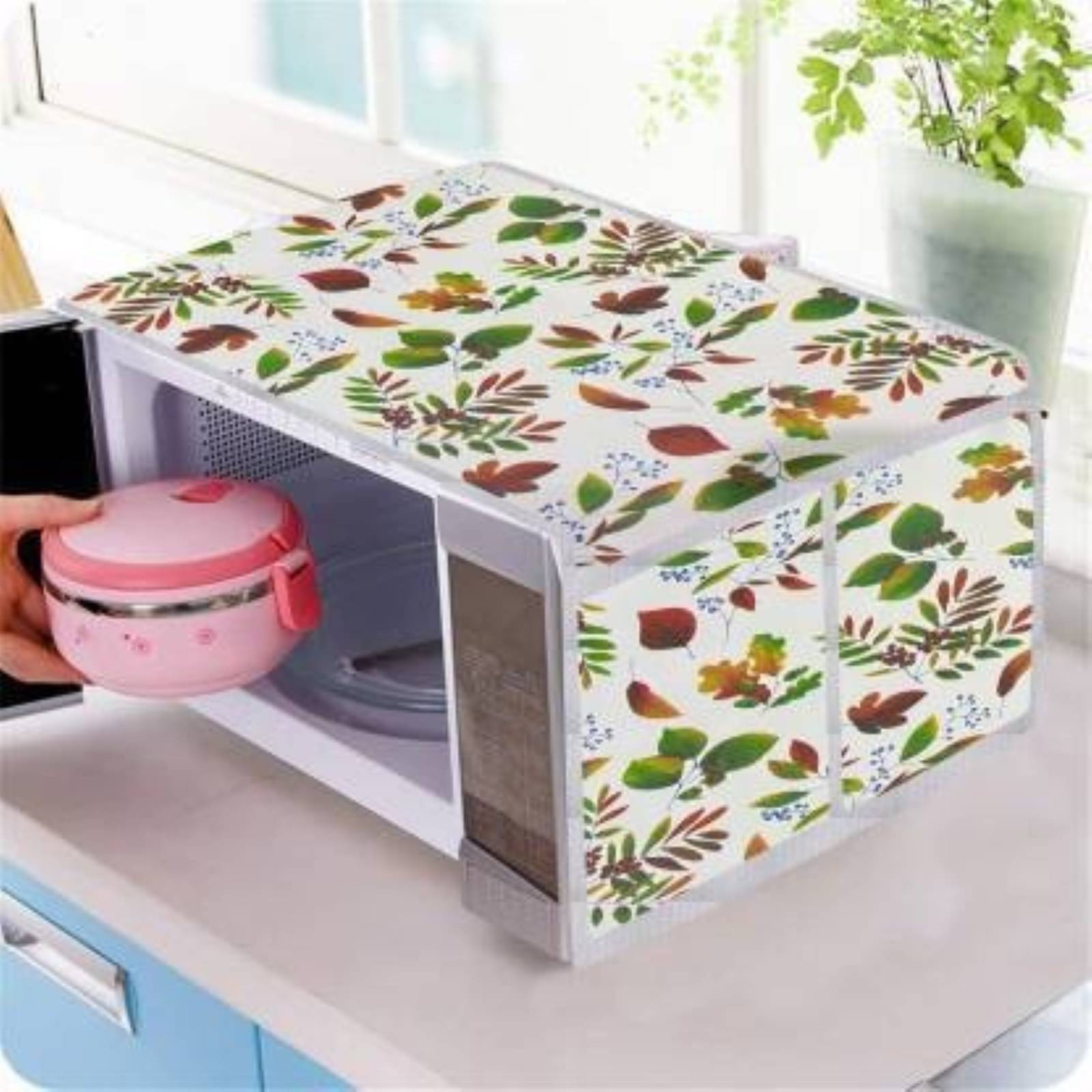 DPA Collection Single Polyester Green Microwave Oven Cover - DPA Collection Single Polyester Green Microwave Oven Cover -