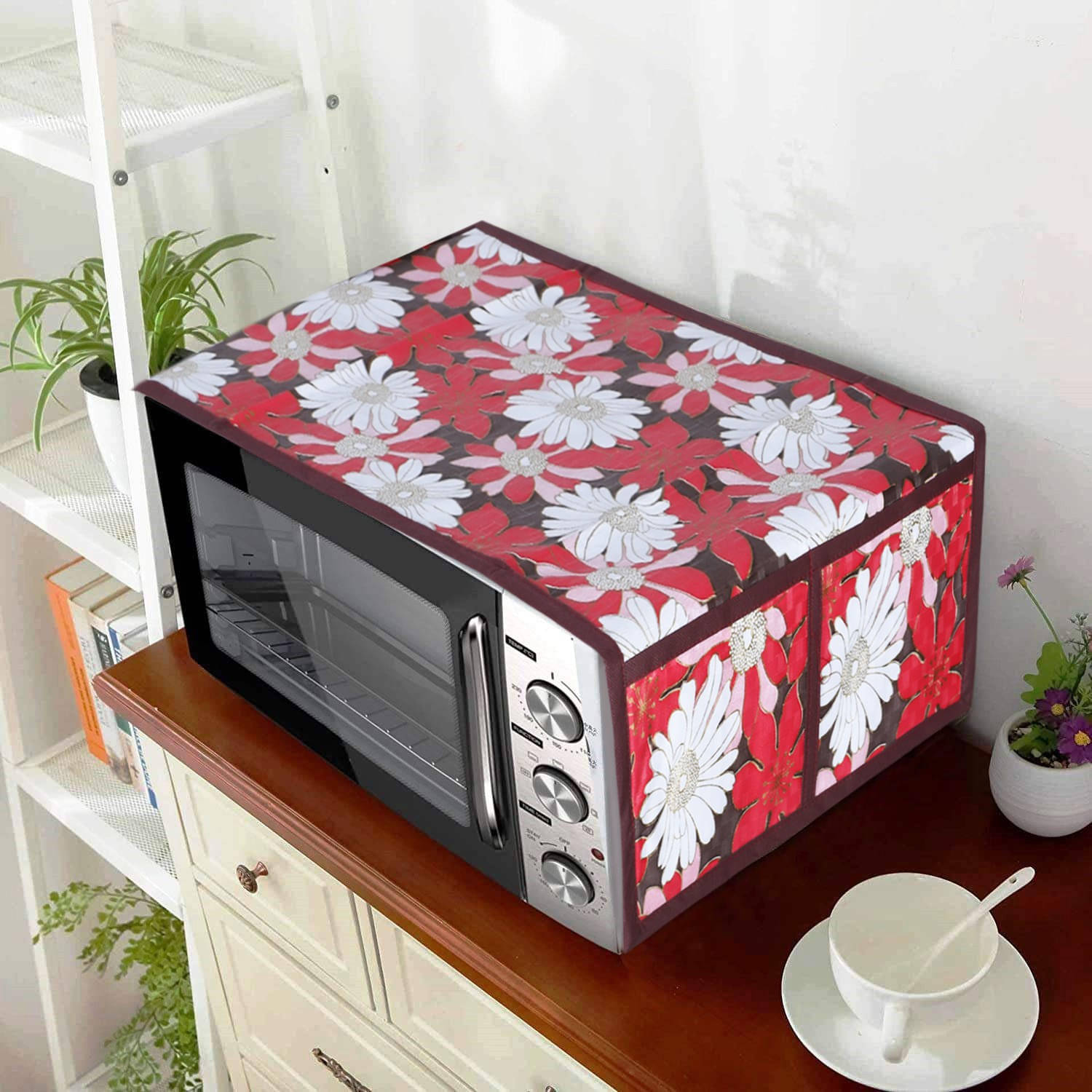DPA Collection Single Polyester Red Microwave Oven Cover - DPA Collection Single Polyester Red Microwave Oven Cover -