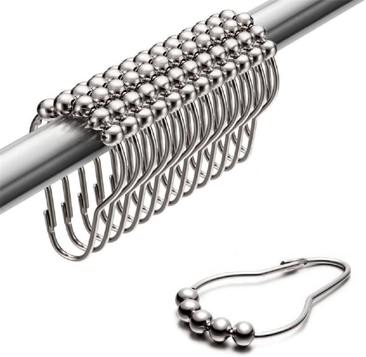     			EIGHTEEN ENTERPRISE Set of 12 Stainless Steel Hooks