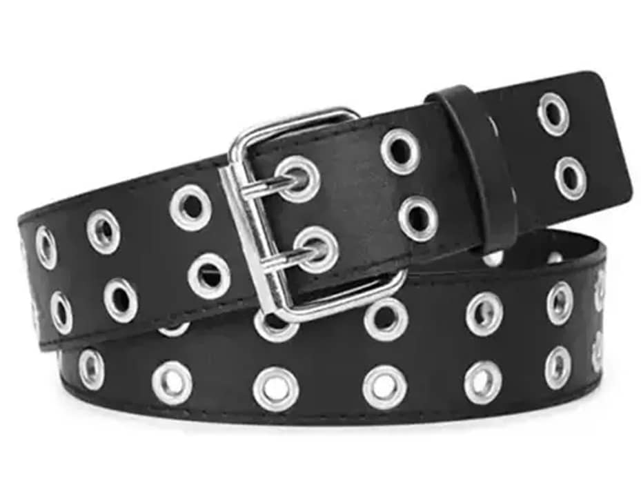 HRF .STAR - Black Faux Leather Men's Formal Belt ( Pack of 1 )