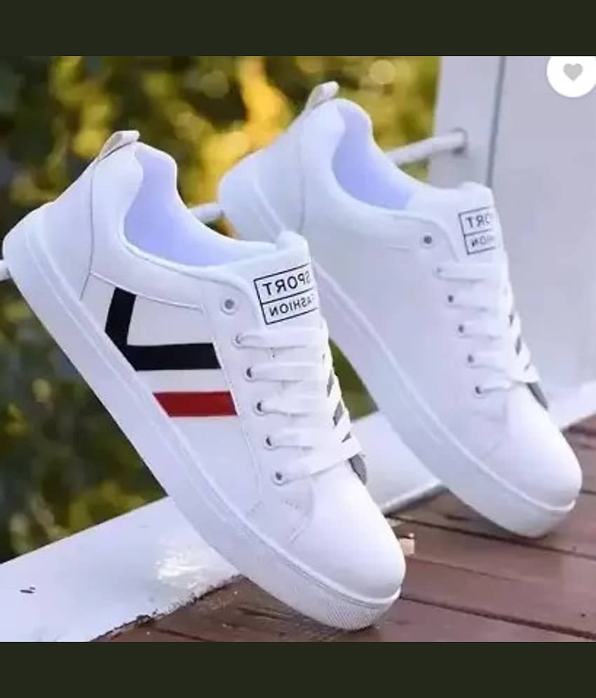 JK Port Brand Sneakers for men White Men's Sneakers - Casual Shoes | Buy online on ZillyBuy