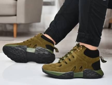     			JK Port Olive Men's Casual Boots