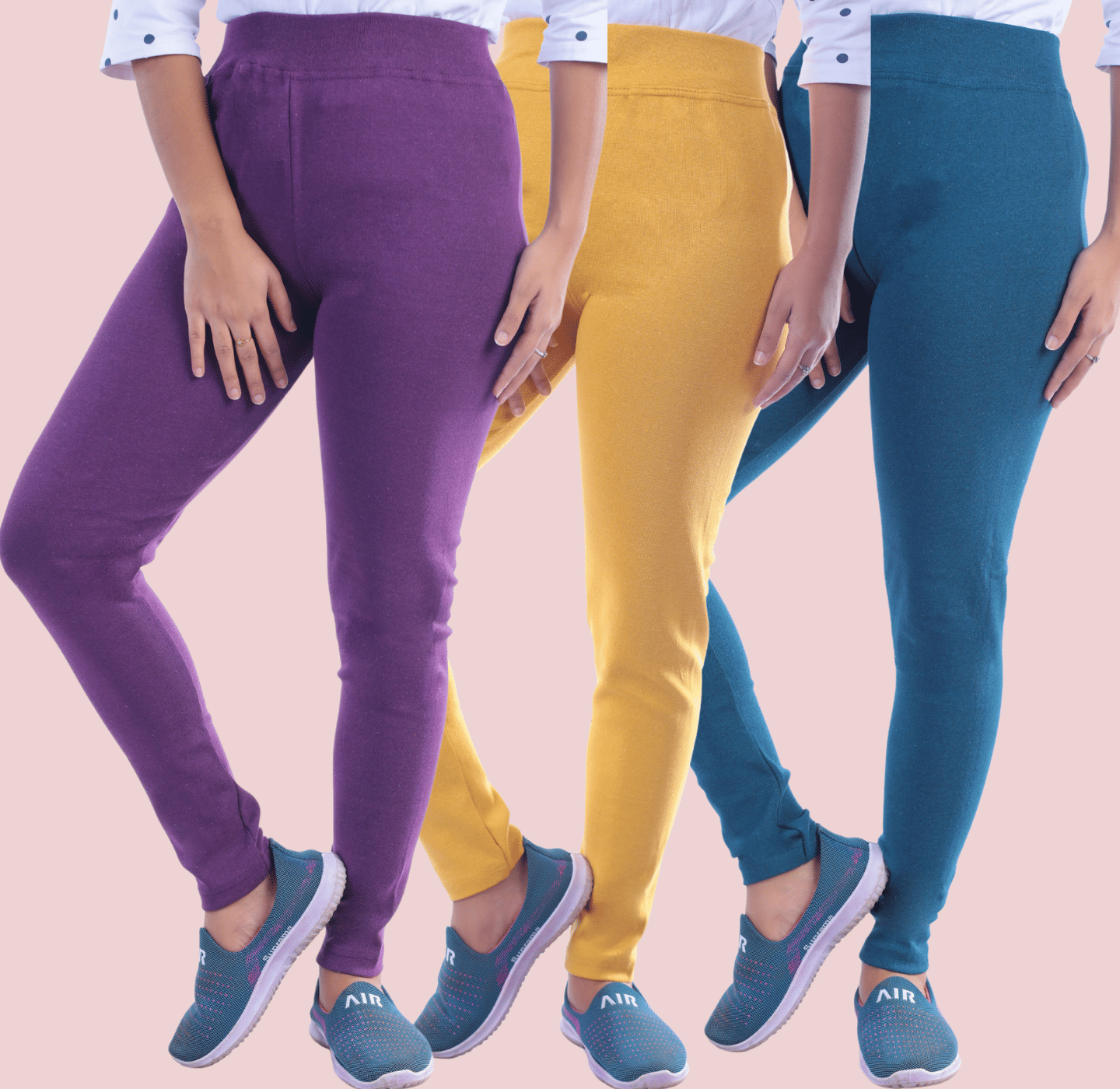     			KARARO JEGGINGS Women Cotton Blend Skinny Fit Jegging