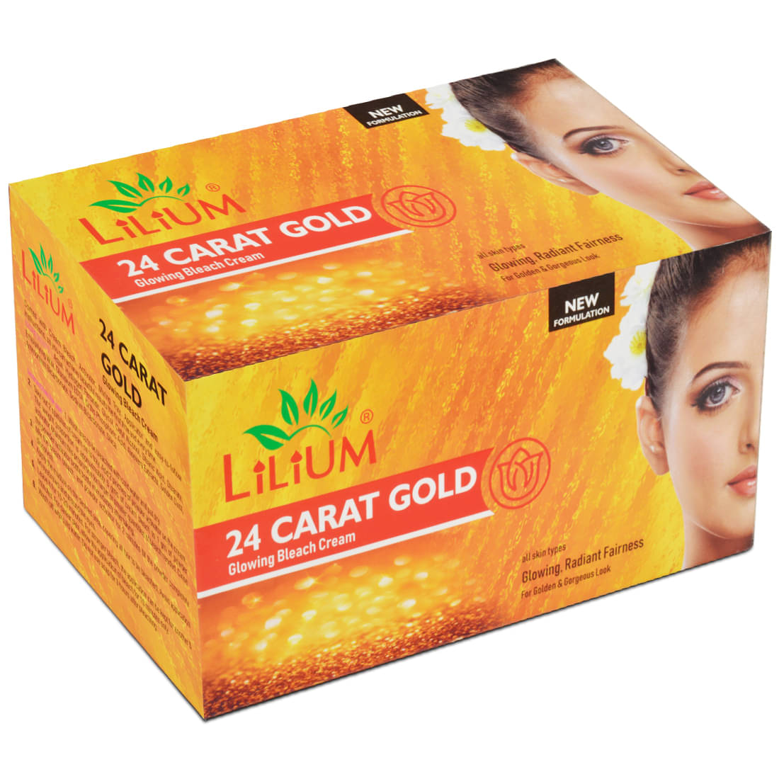     			Lilium Bleach Cream Less Than 3 Times Use Facial Kit For Normal Skin Gold 1 ( Pack of 1 )