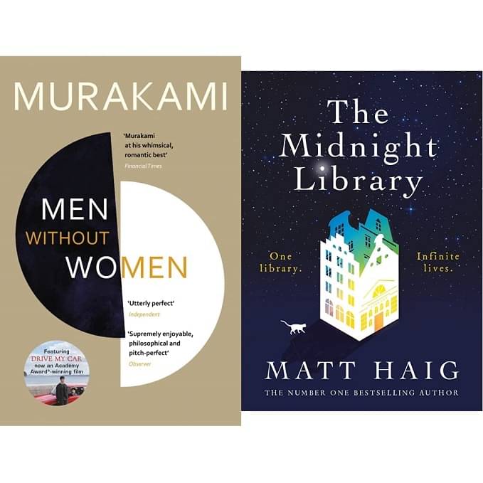     			Men Without Women  & The Midnight Library By Murakami Haruki  &  Matt Haig