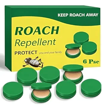 Whimsy Natural 6 Pc Cockroach Repellent Device Killer Capsule for Kitchens, Bathrooms, Hotel, Restaurants and Cabinets, Eco-Friendly Home Remedy for Indoor Cockroach Control