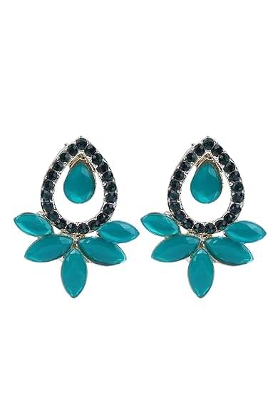     			Opus Gems Green Stud Earrings ( Pack of 1 )