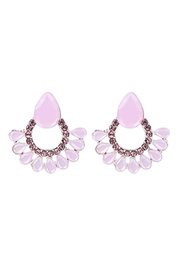     			Opus Gems White Stud Earrings ( Pack of 1 )
