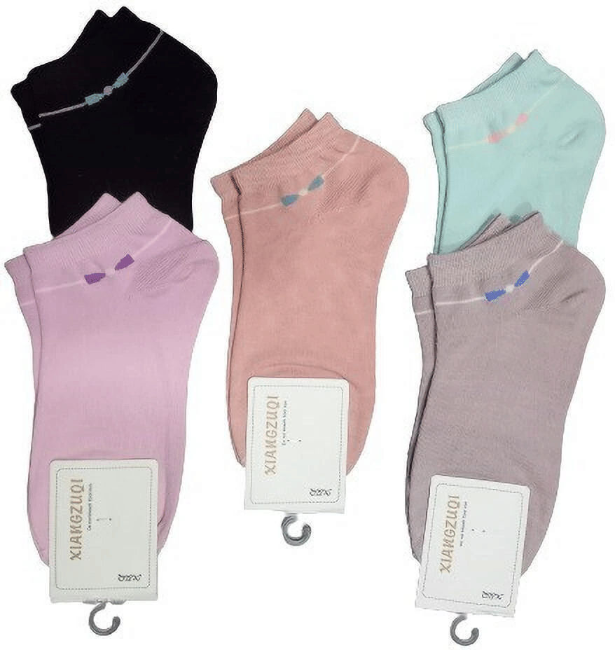 PUSHPADANT FASHION WEAR Pack of 5 Women's Cotton Breathable ( Multicolor ) - Socks | Buy online on ZillyBuy