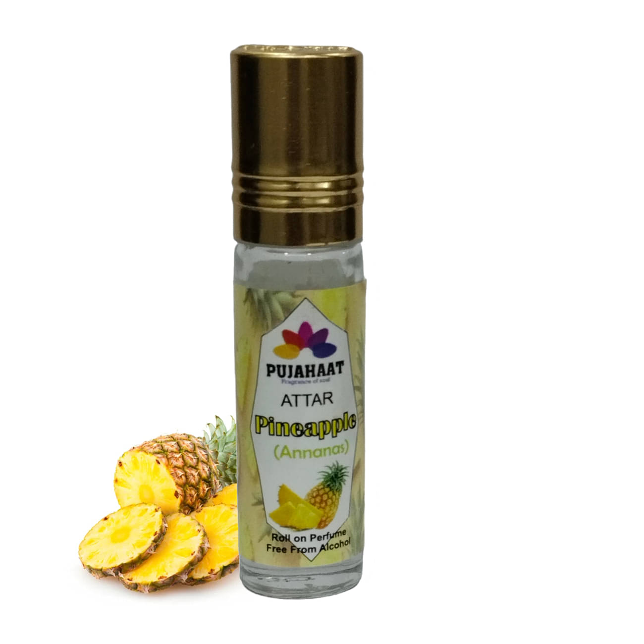     			Pujahaat Bright Crystal Non- Alcoholic Miniature Attar ( Pack of 1 )