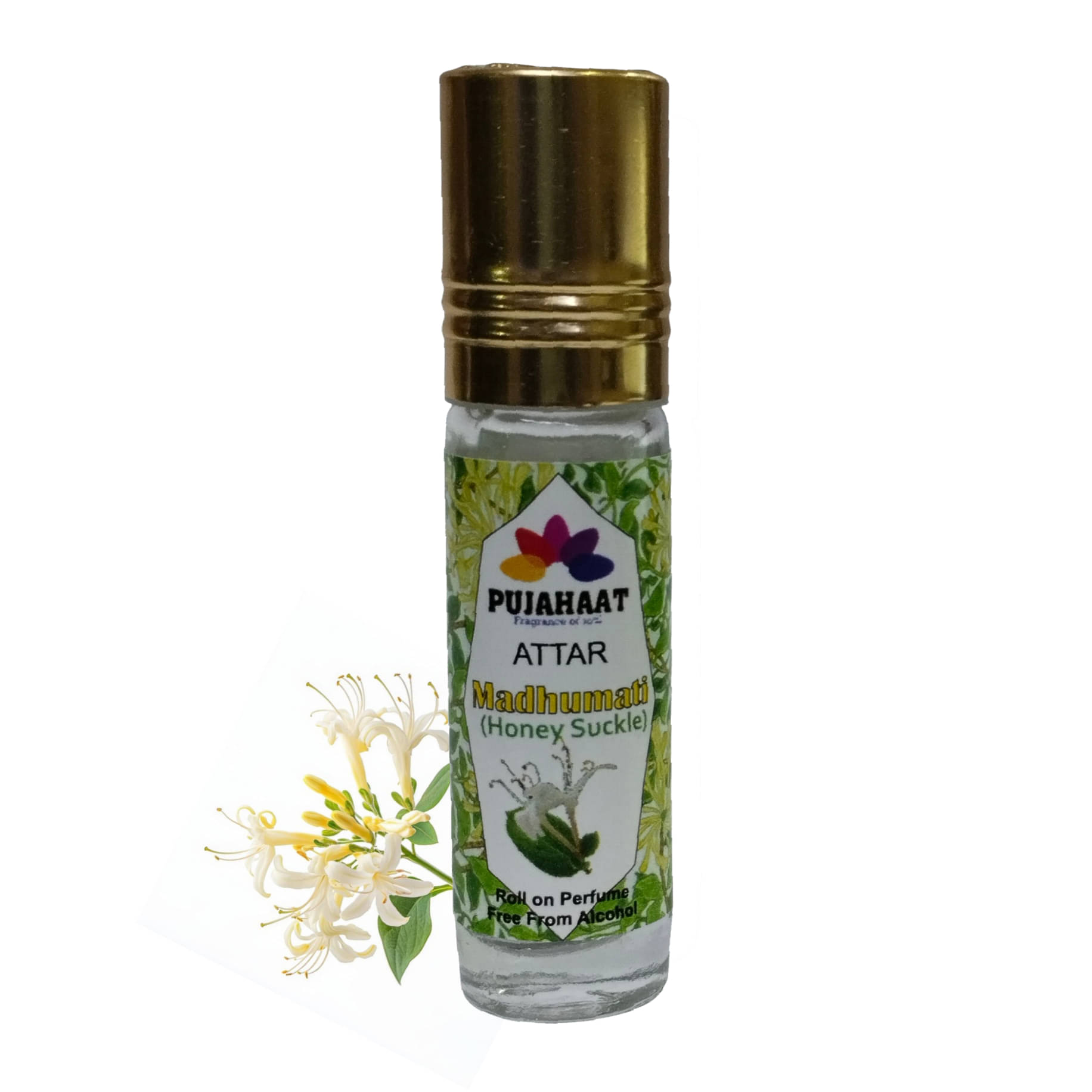     			Pujahaat Bright Crystal Non- Alcoholic Miniature Attar ( Pack of 1 )
