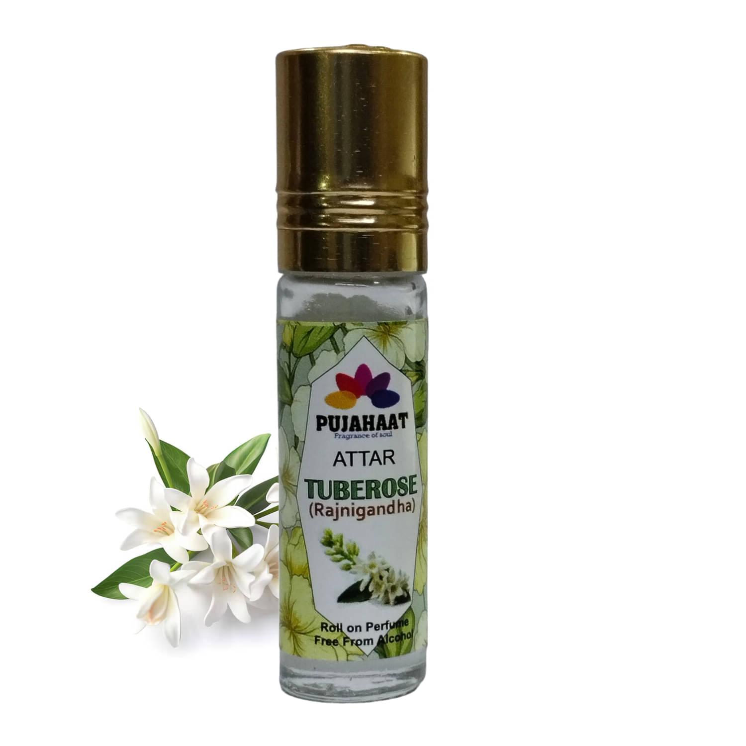     			Pujahaat Rajniganda Non- Alcoholic Miniature Attar ( Pack of 1 )