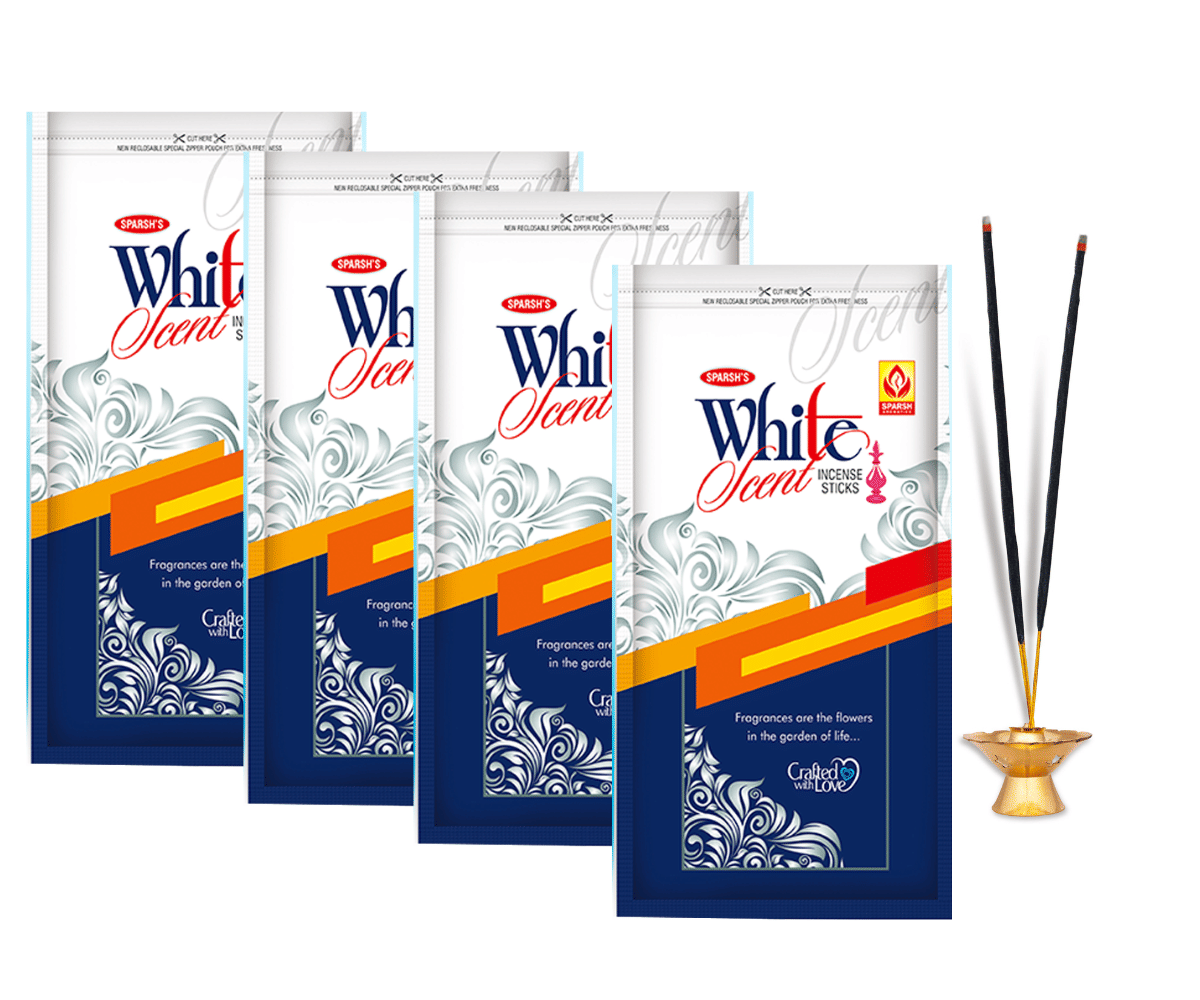 Sparsh Aromatics Incense Stick Mixed Fragrances 110 gm ( Pack of 4 )     			Sparsh Aromatics Incense Stick Mixed Fragrances 110 gm ( Pack of 4 )