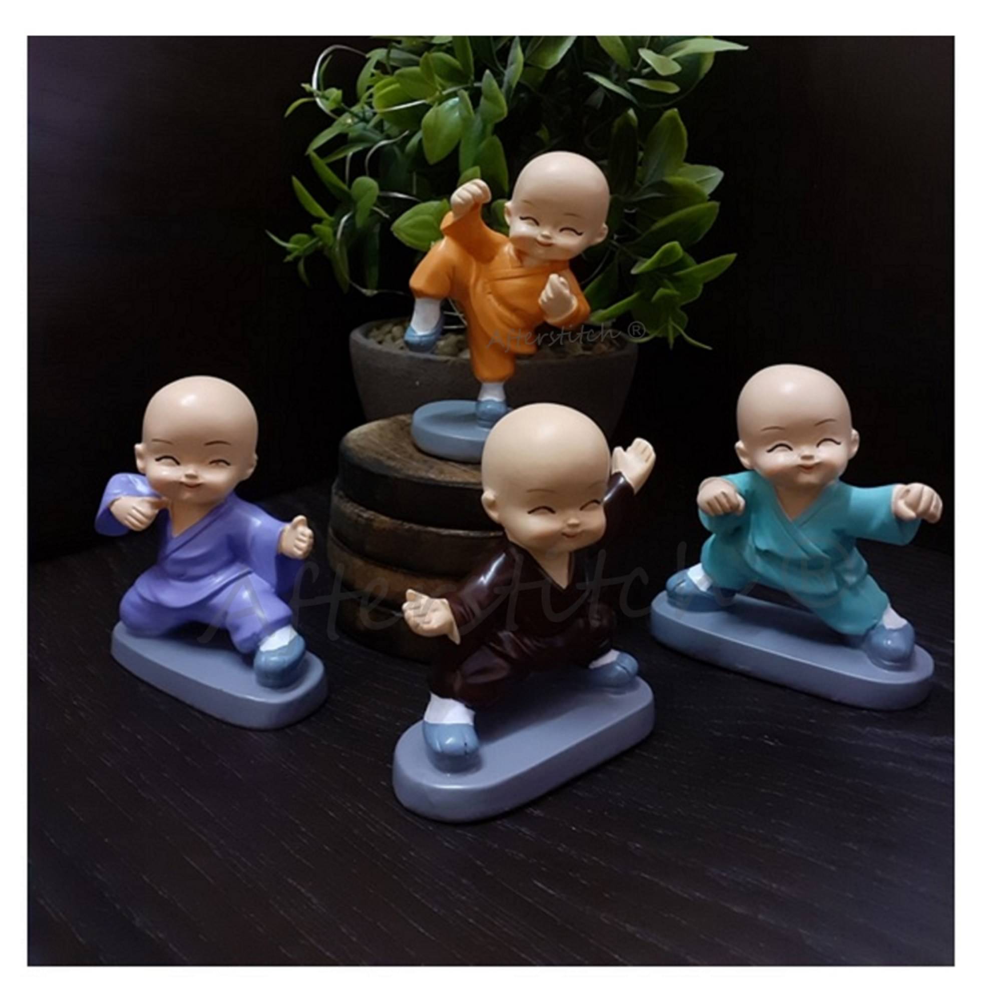 Spreading Smiles Resting Buddha Showpiece 8 cm - Pack of 1 Spreading Smiles Resting Buddha Showpiece 8 cm - Pack of 1