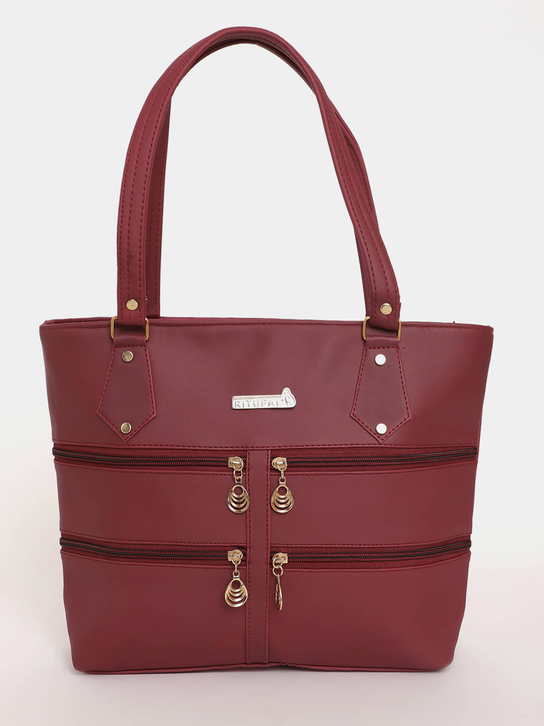     			Springberry Tote Bag PU Set of 1 ( Maroon )