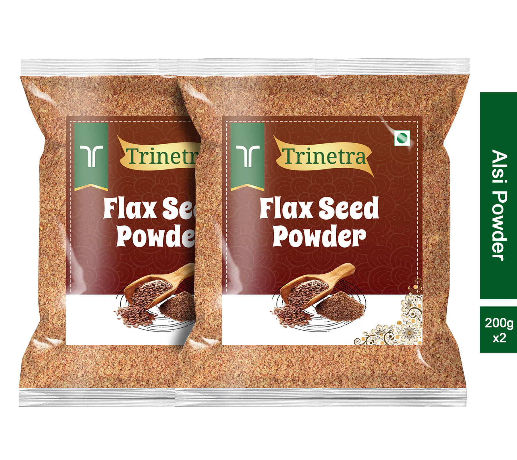     			Trinetra Flax Seeds 400gm Pack of 2
