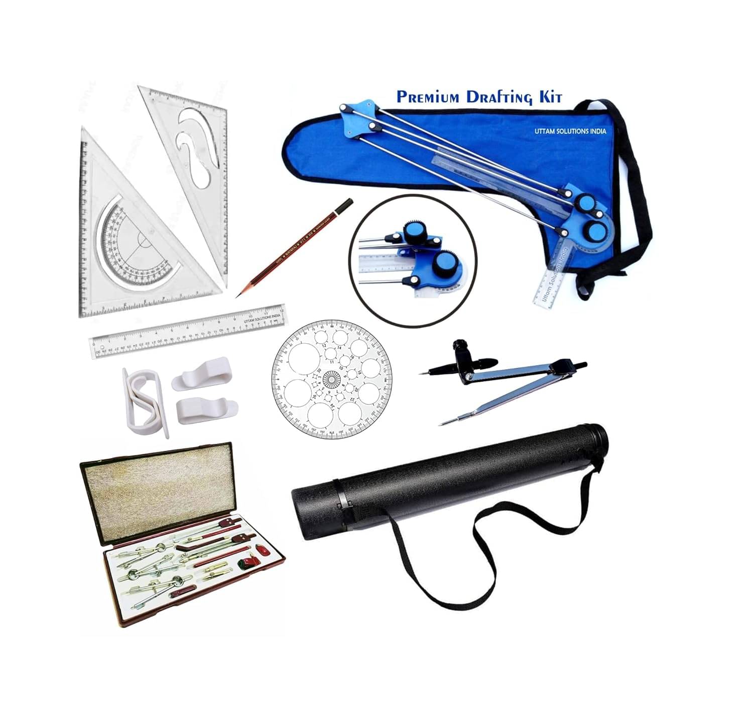     			Uttam Premium Combo Drafting Kit (Pack of 10)