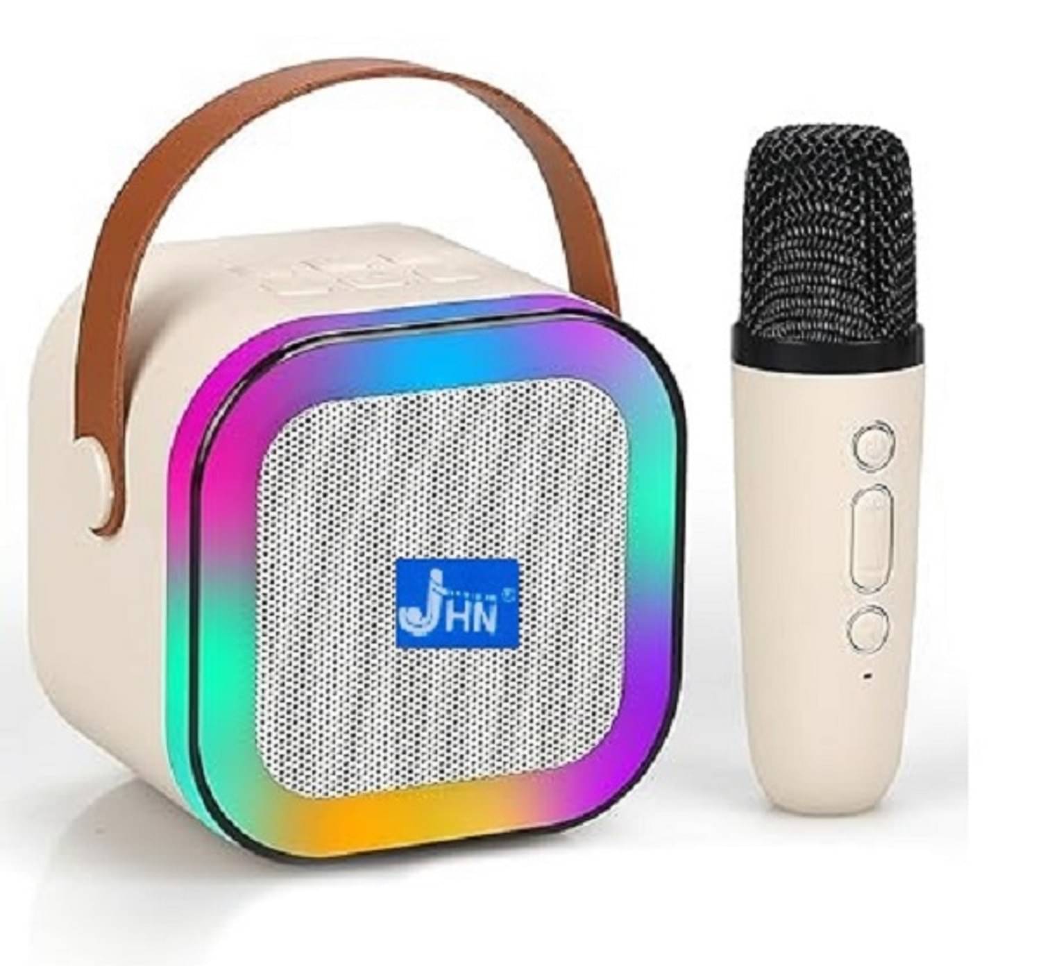     			jhn 122 5 W Bluetooth Speaker Bluetooth V 5.1 with USB,SD card Slot Playback Time 5 hrs Beige