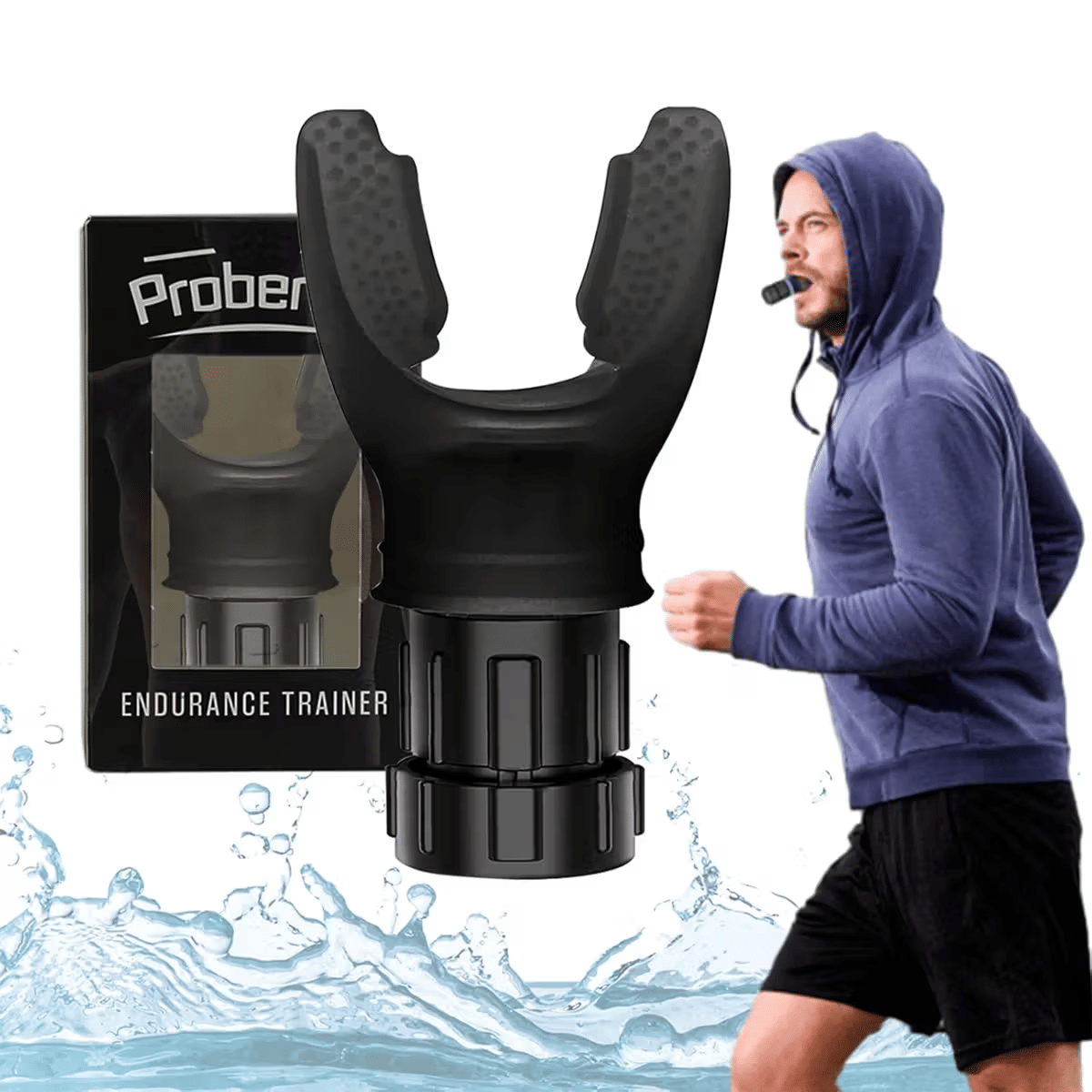     			sakimo Breathing Trainer, Portable Muscle Trainer, Exercise Trainer with Resistance Adjustable, Easy to Clean and Use, Improve Strength and Endurance