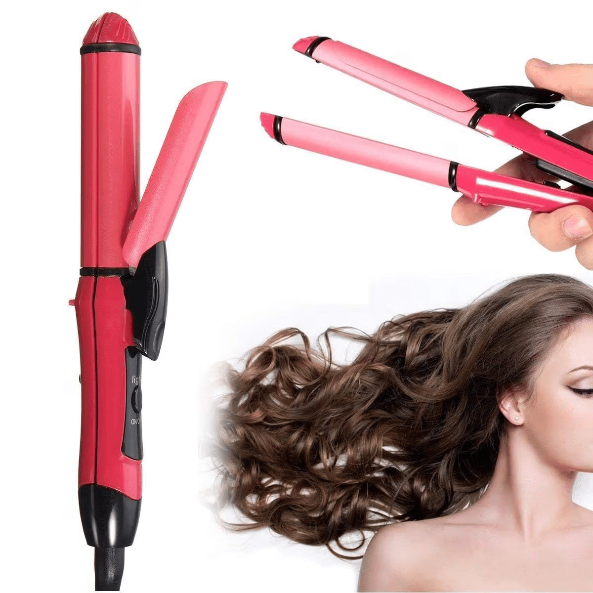     			sakimo Hair Straightner Pink Hair Straightener