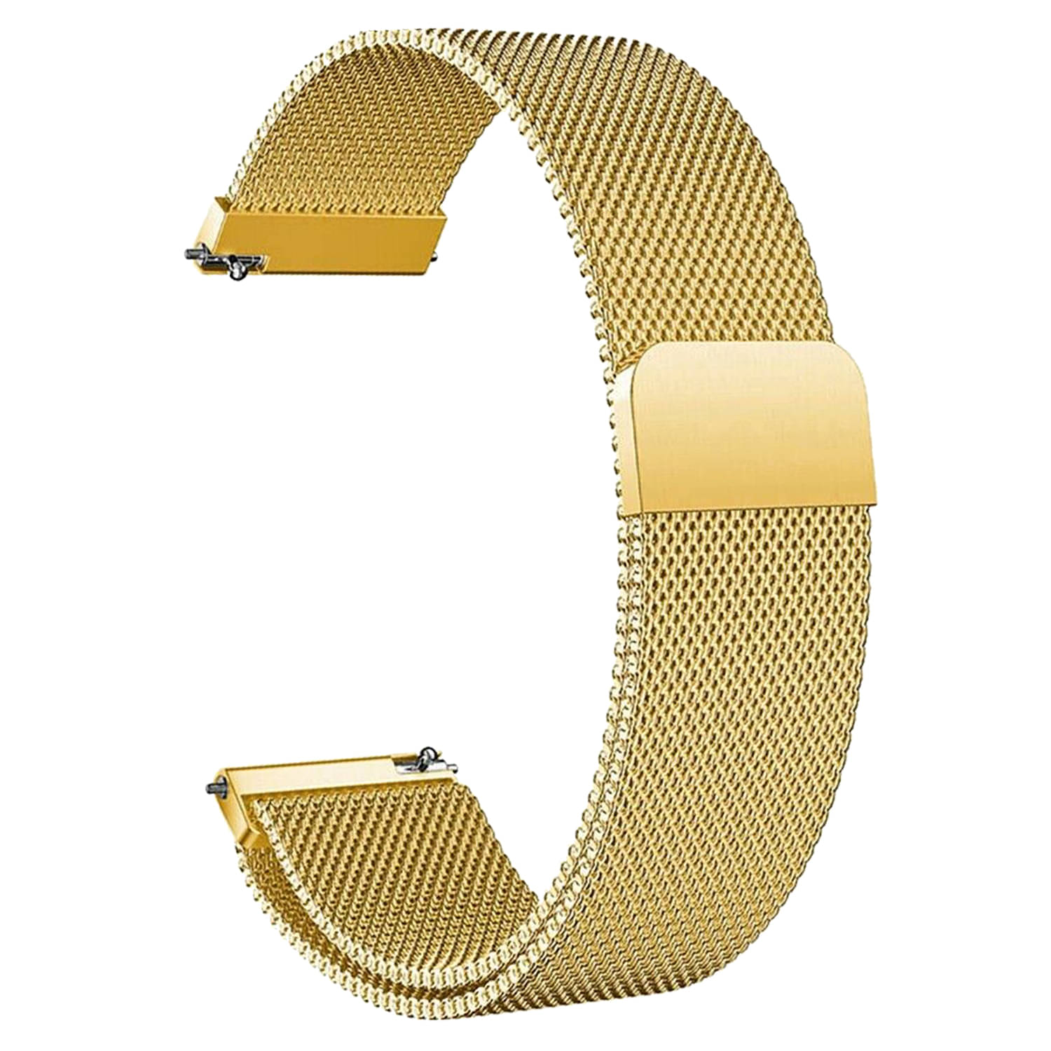 ACM Watch Strap Magnetic 22mm compatible with Fire-Boltt Phoenix Classic Bsw100 Smartwatch Luxury Metal Chain Band Champagne Gold ACM Watch Strap Magnetic 22mm compatible with Fire-Boltt Phoenix Classic Bsw100 Smartwatch Luxury Metal Chain Band Champagne Gold
