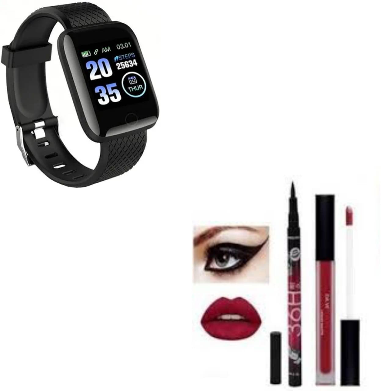     			Avya LCD BT Calling Smart Watch with Strap Upto 5-10 days Backup ( Black )