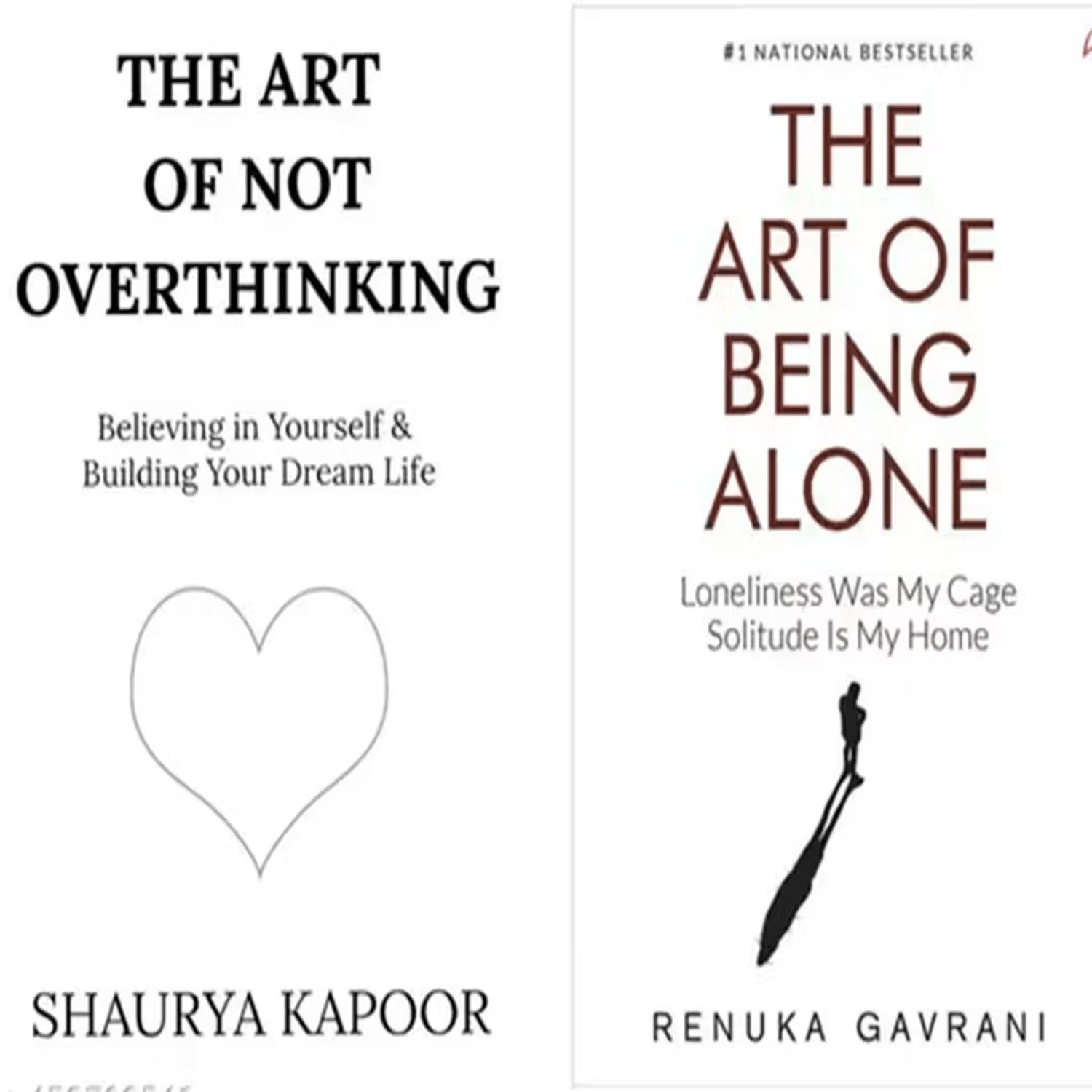 COMBO OF The Art of Not Overthinking And The Art of Being Alone: Loneliness COMBO OF The Art of Not Overthinking And The Art of Being Alone: Loneliness